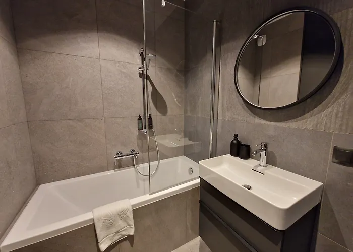 Apartmán Scala By Moderna Profit- Lakowa 60c- Parking Gdaňsk